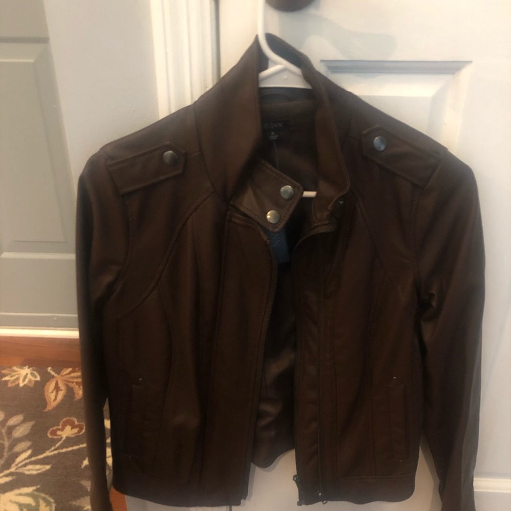 NWT Faux Leather Jacket from Franchesca’s